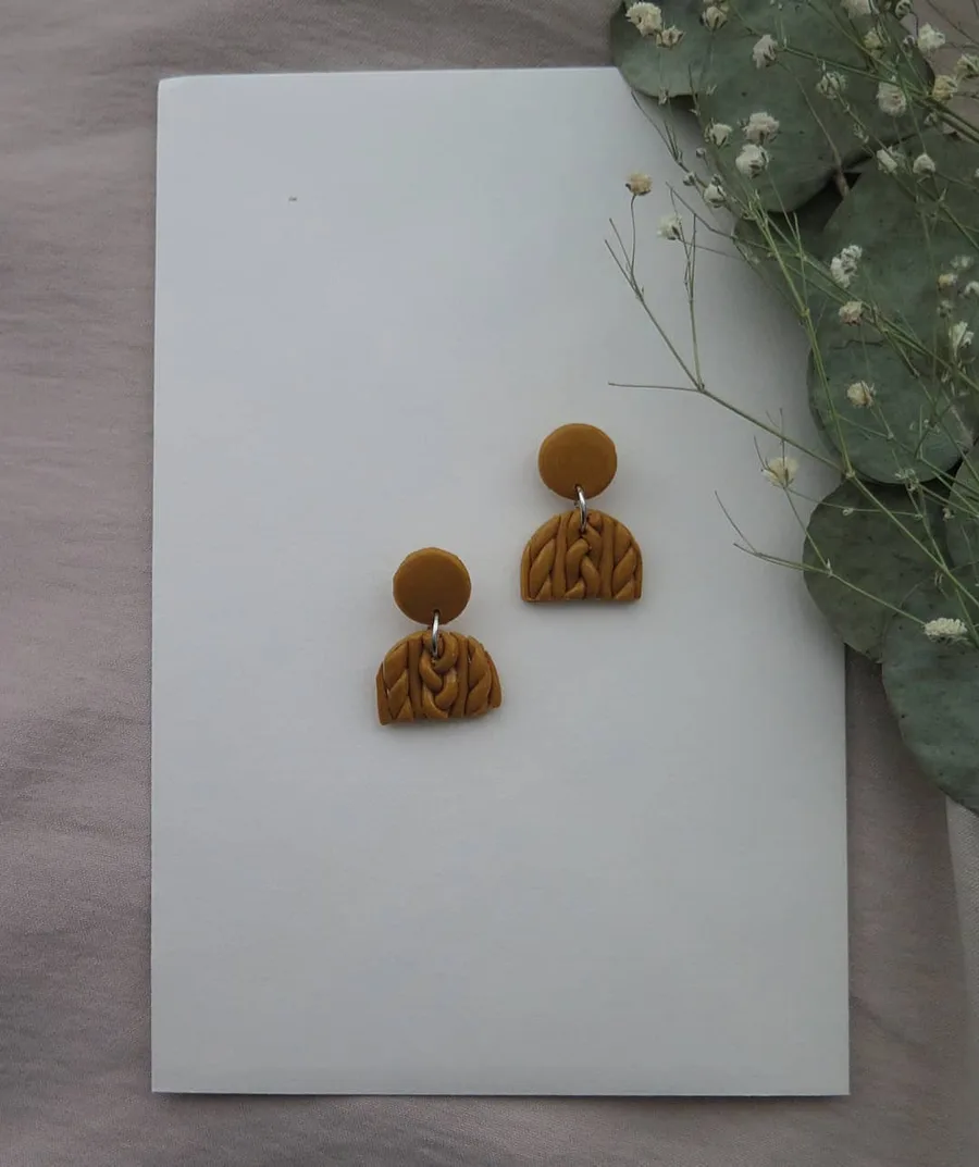 Örgü Model Küpe