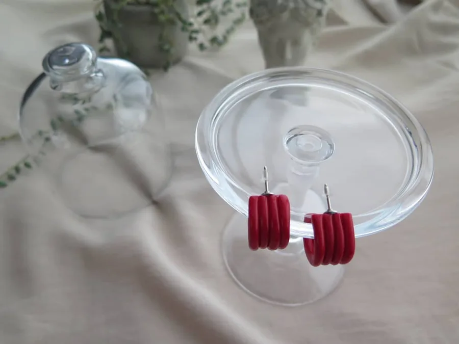 Kırmızı Mini Boy lü Halka görsel 4