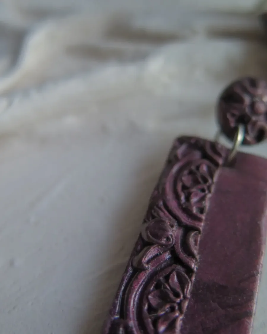Antique Küpe Modeli — Lavinia Clay Design el yapımı tasarım
