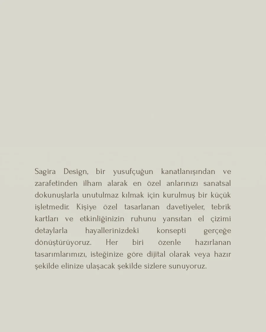 Sagira Design ile kutlamalarınız sıradanlıktan uzaklaşsın… — Sagira Studio el yapımı tasarım