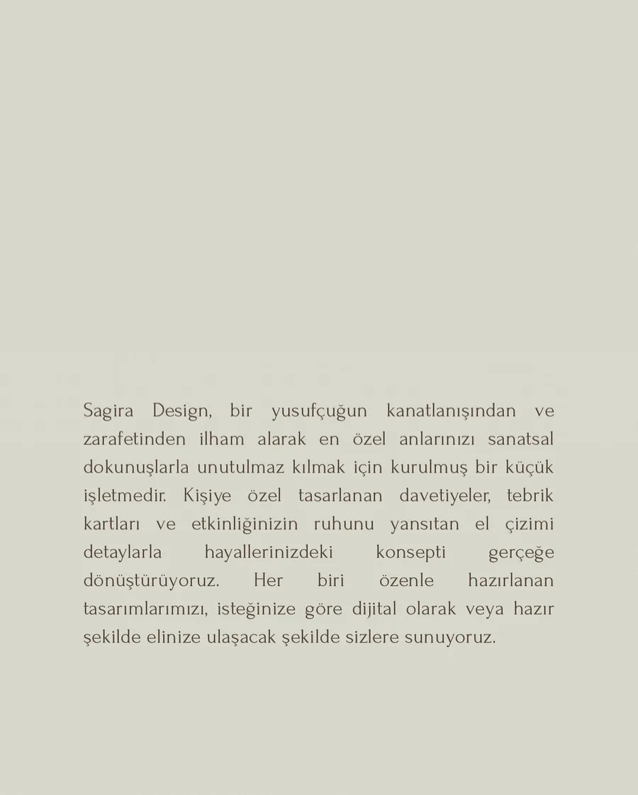 Sagira Design ile kutlamalarınız sıradanlıktan uzaklaşsın…